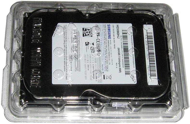 Samsung 7200.7 80GB SATA-2 plastic box обзор HDD