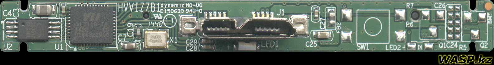 VLI VL711S-T4, USB SATA бридж схема ADATA HV620