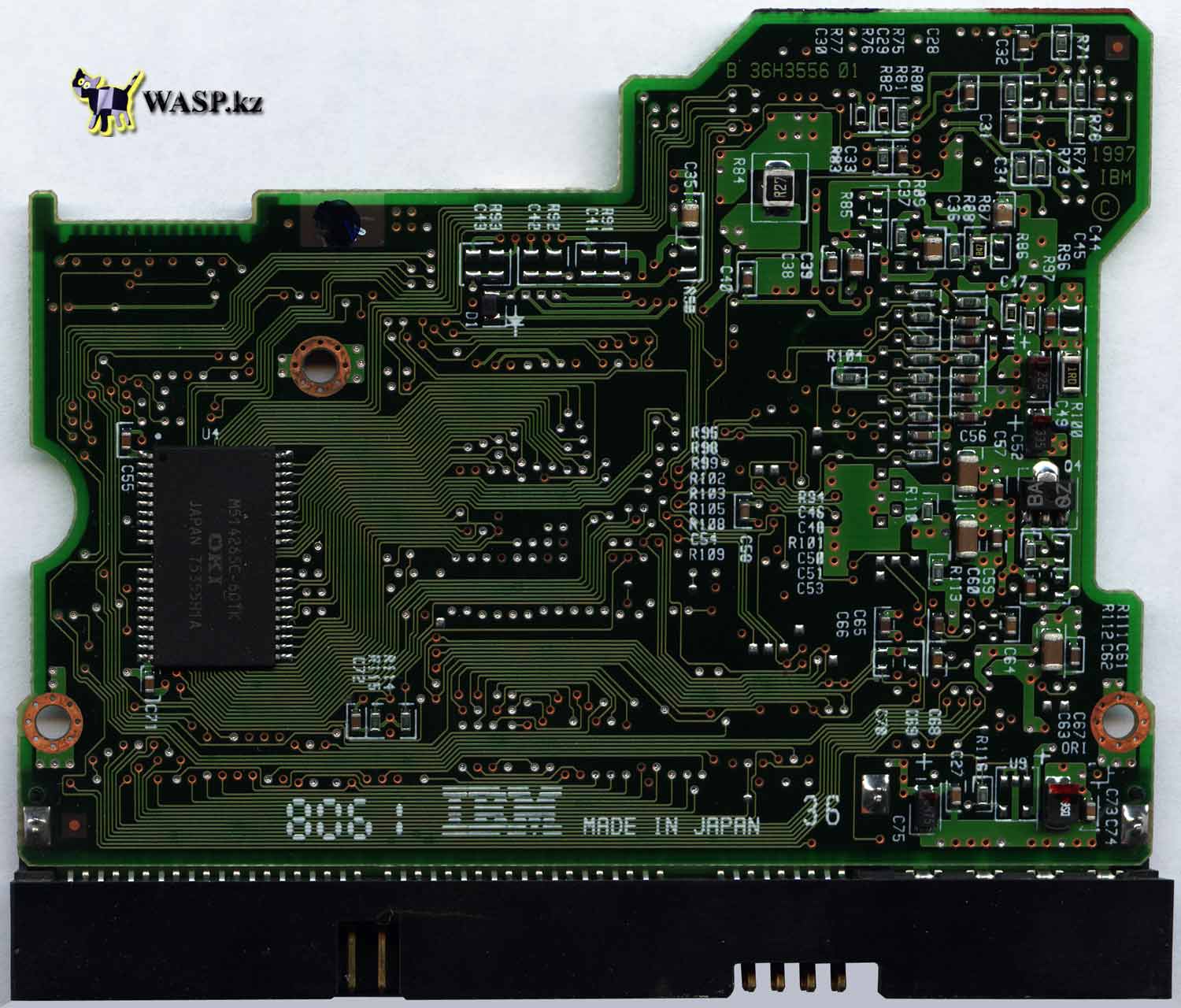 IBM DHEA-38451 ремонт жесткого диска, электроника