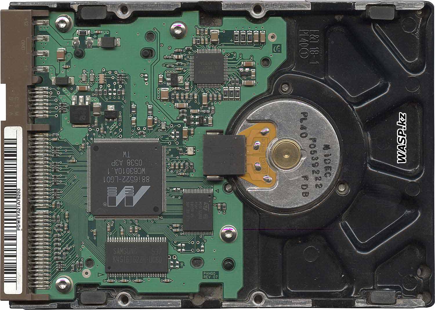 схема Samsung SP0411N ремонт жесткого диска