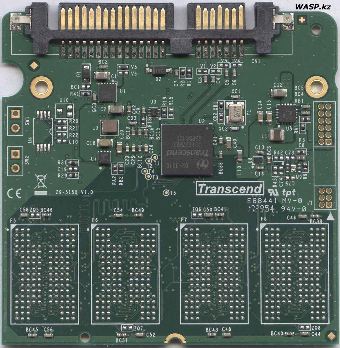 Transcend TS120GSSD220S раборка SSD, плата