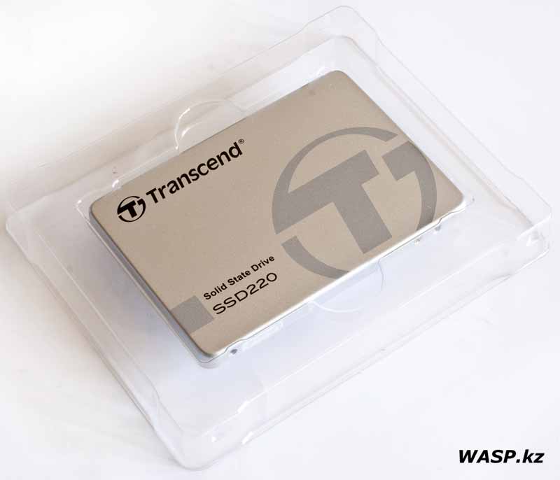 Transcend TS120GSSD220S распаковка диска