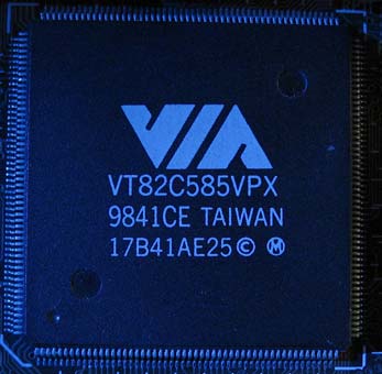 VIA VT82C585VPX чипсет матплаты