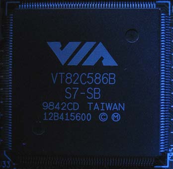 VIA VT82C586B S7-SB чипсет на Utopia 5VTX-T
