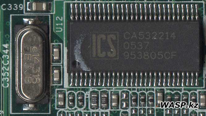 ICS CA532214 микросхема клокер на матплате