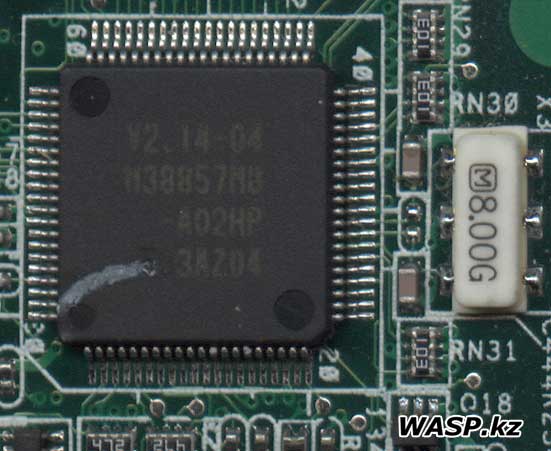 V2.14-04 M38857M8-A02HP мультиконтроллер на матплате