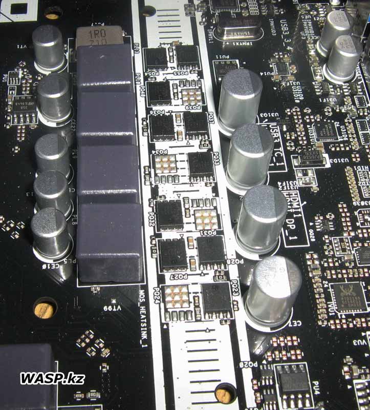 ASRock B250M Pro4 цепи питания CPU, урезанные