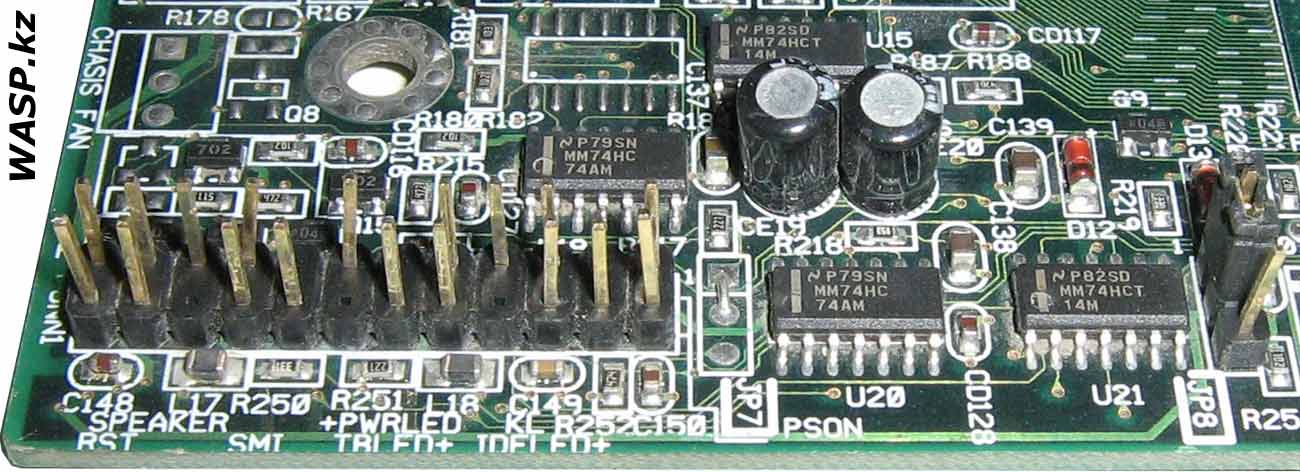 ATC-6120 колодки подключения кнопок и индикаторов