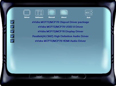 nVidia MCP72/MCP78 driver утилита видеокарты