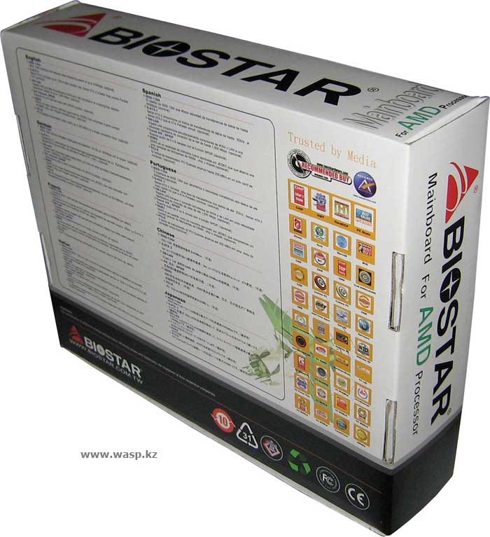 матплата Биостар 8100 коробка