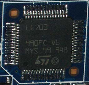 ШИМ-контроллер L6703 на Biostar G31-M7 TE