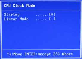 CPU Clock Mode Colorful C.P35 X3 Ver2.0