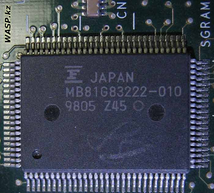 MB81G83222-010, тип памяти SGRAM