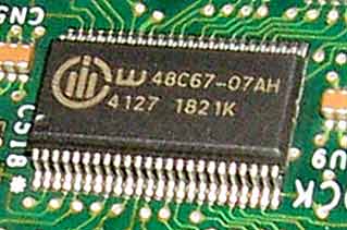 48C67-07AH микросхема на материнской плате, инвертор