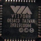 Чип аудиокодека VIA VT1708B