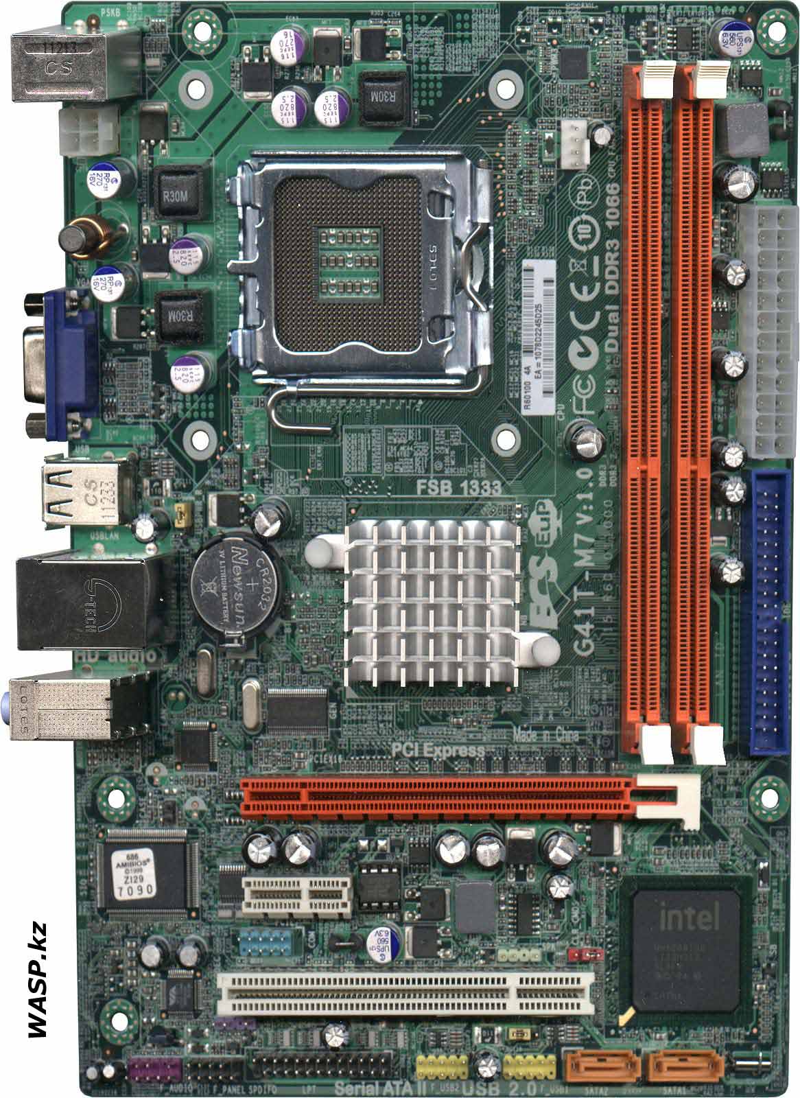 ECS Elitegroup G41T-M7 V:1.0, LGA775, DDR3 обзор