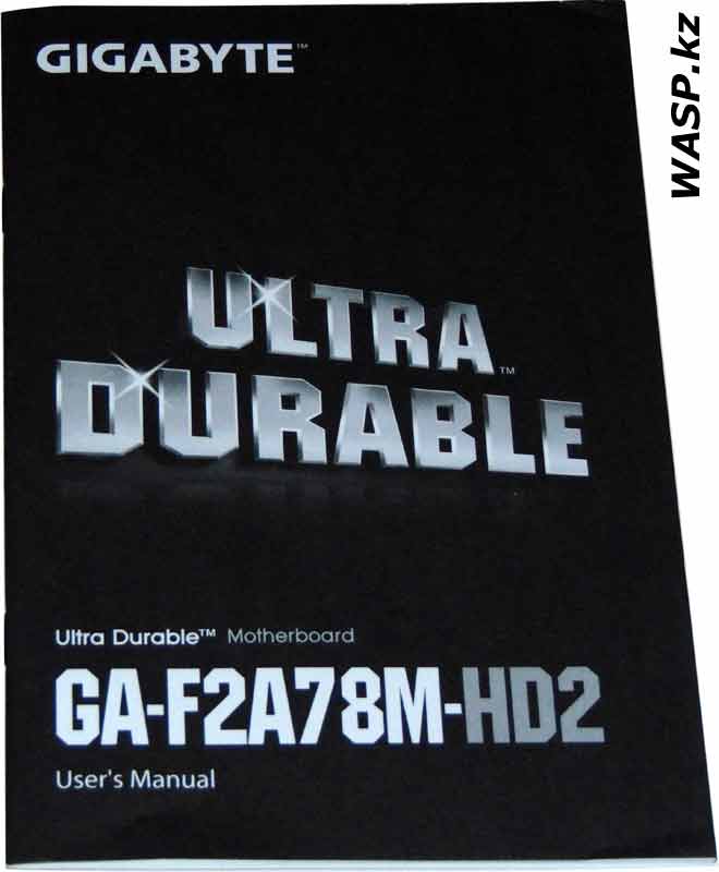 Ultra Durable GA-F2A78M-HD2 мануал