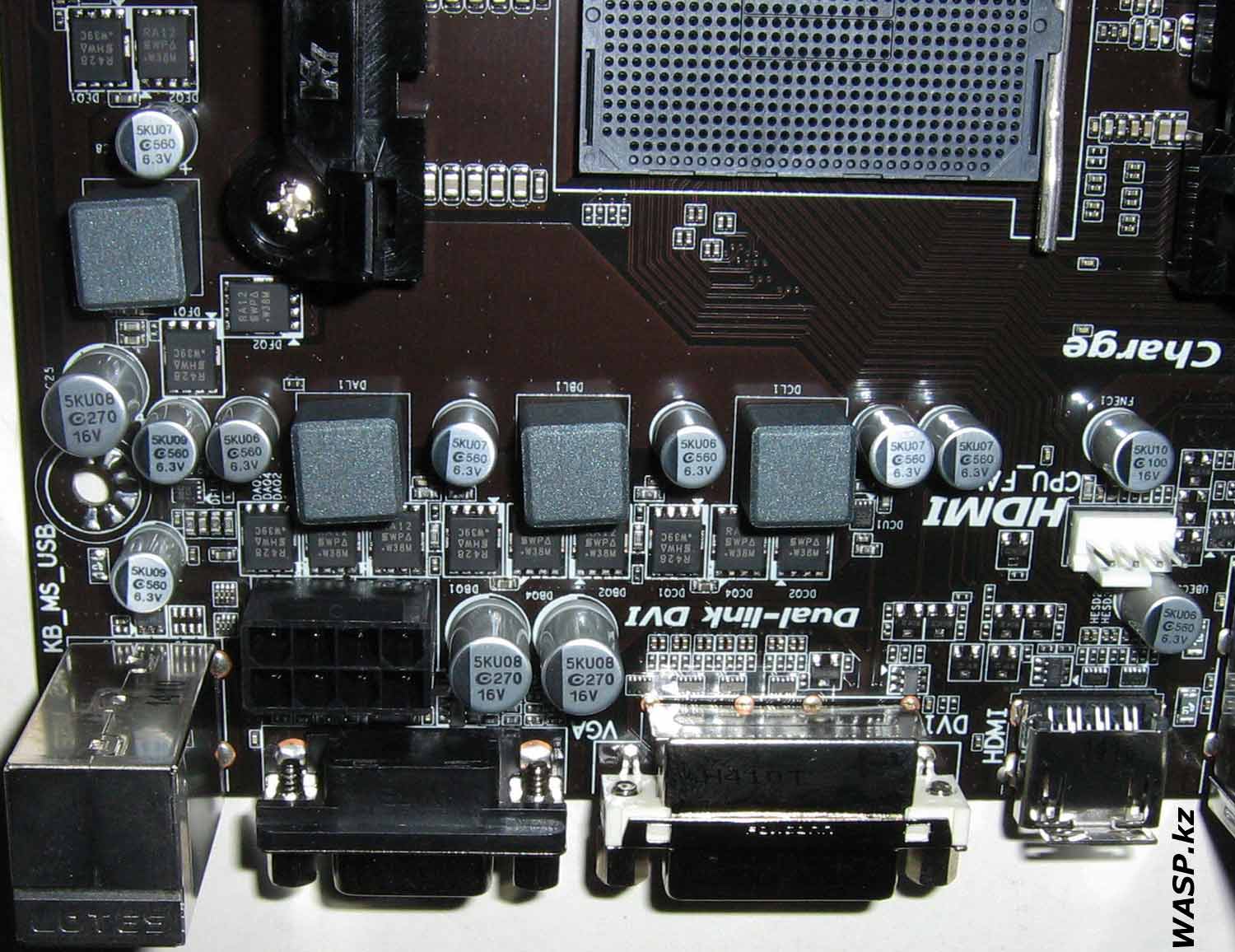 Gigabyte GA-F2A78M-HD2 цепи питания процессора
