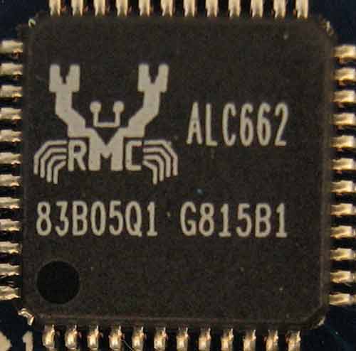 кодек ALS662 Gigabyte GA-P35-S3G