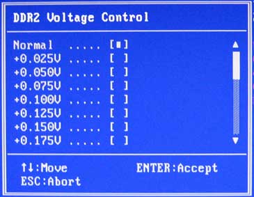 DDR2 Voltage Control Gigabyte GA-M57SLI-S4