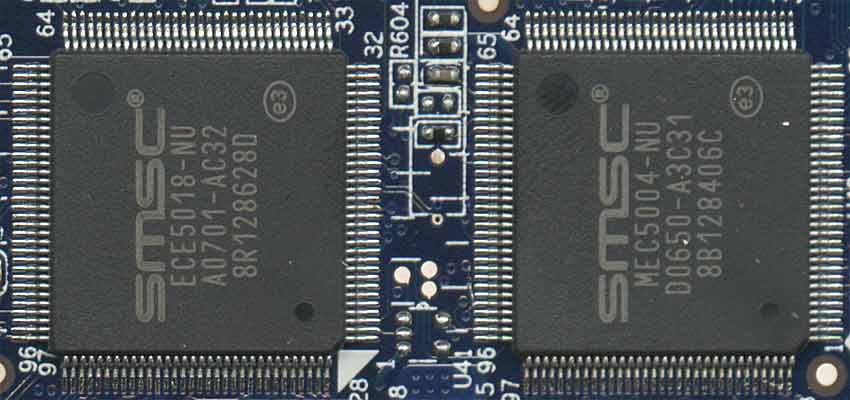 SMSC ECE5018-NU и SMSC MEC5004-NU чипы Super I/O