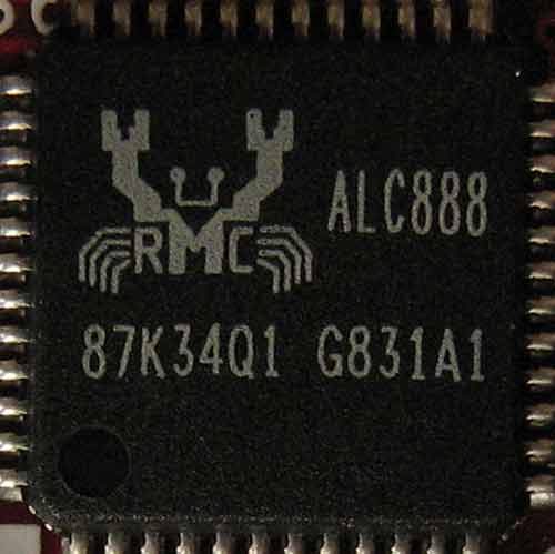MSI codek ALC888 звук на материнской плате