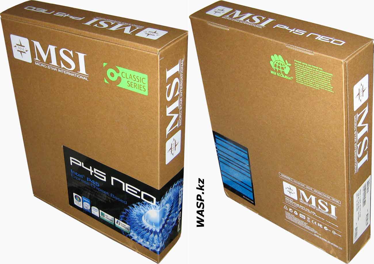 Материнская плата MSI P45 Neo-F коробка