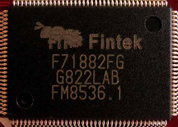 Fintek F71882FG микросхема MSI P45 Neo-F