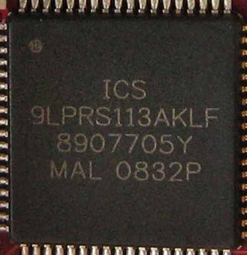 ICS 9LPRS113AKLF микросхема MSI P45 Neo-F