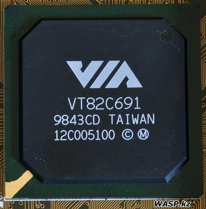 VIA VT82C691 чипсет Appolo Pro матплат