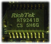 RichTek RT9241B микросхема на Shuttle AK39N V1.1