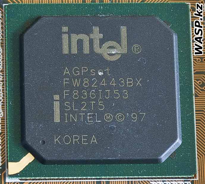 Intel AGPset FW82443BX чипсет Transcend TS-ABX Ver:1.0