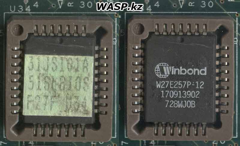 31JS101A чип BIOS Winbond W27E257P-12 170913902