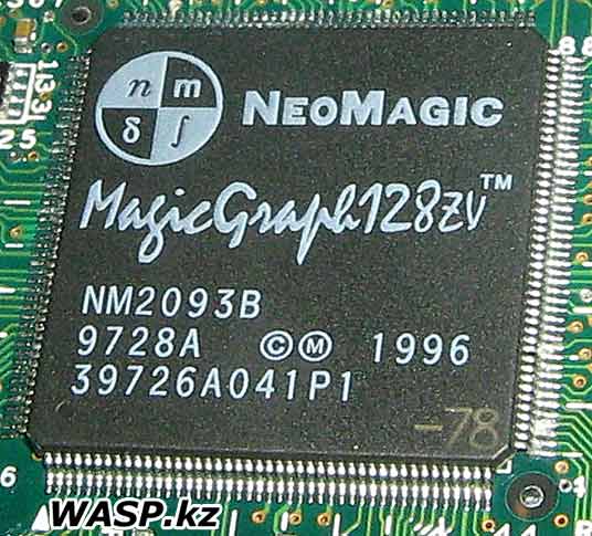 NeoMagic MagicGraph 128ZV NM2093B видеоадаптер, GPU