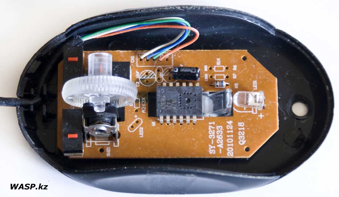 Genius разборка безымянной USB мыши