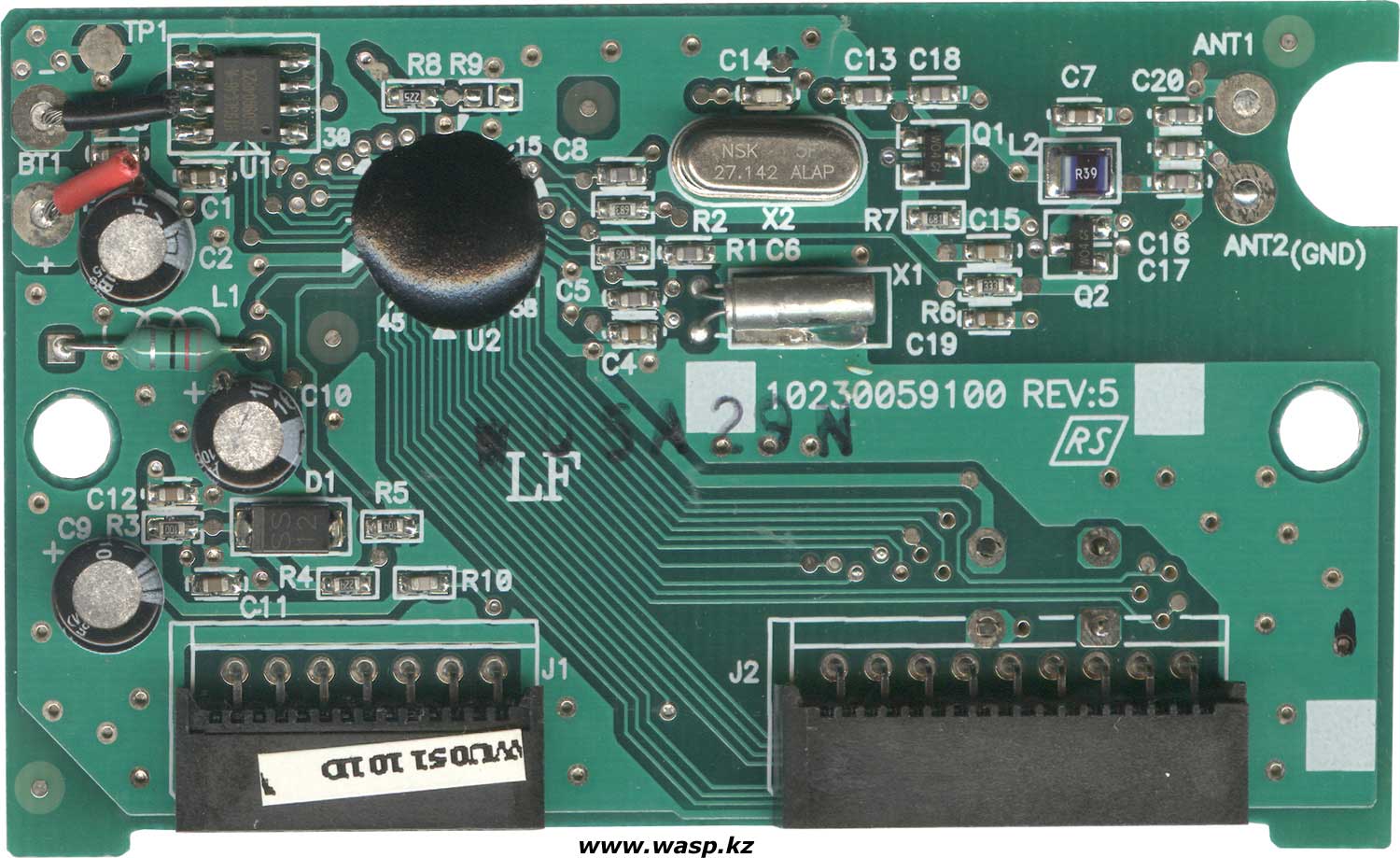 Genius GK-04005/K схема электроники клавиатуры