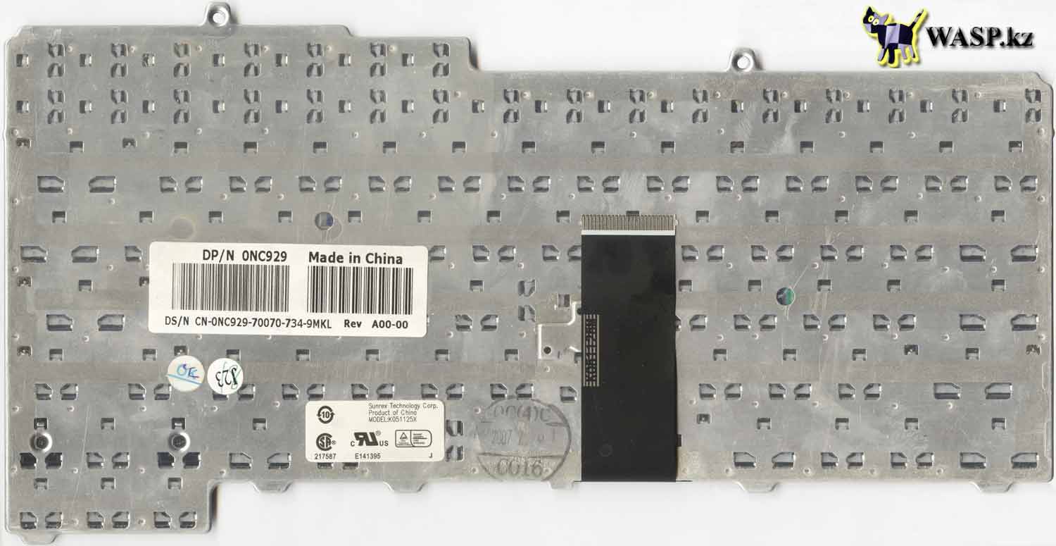 K051125X или ONC929 клавиатуры замена на ноутбуке