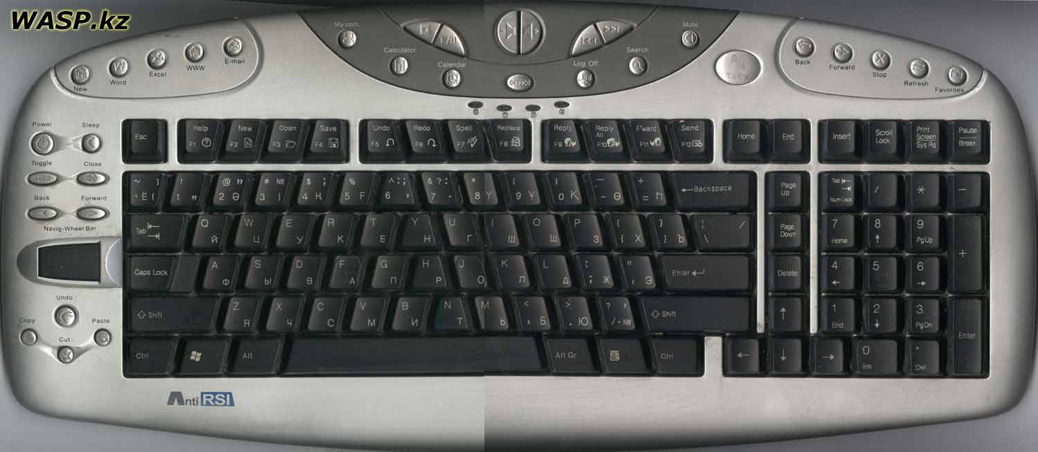 A4Tech KBS-26 полное описание клавиатуры