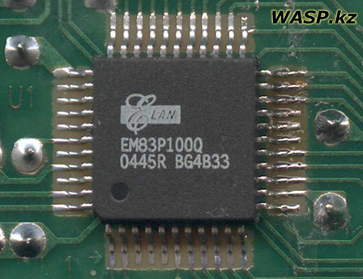Elan EM83P100Q микросхема клавиатуры A4Tech KBS-26