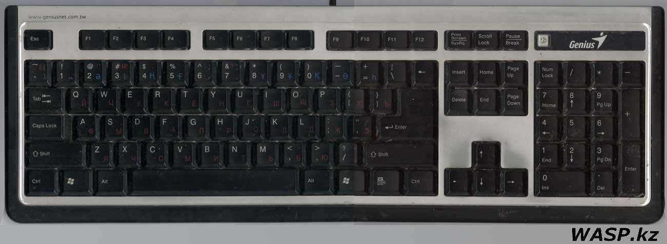Genius GK-050008 SlimStar 100 описание клавиатуры