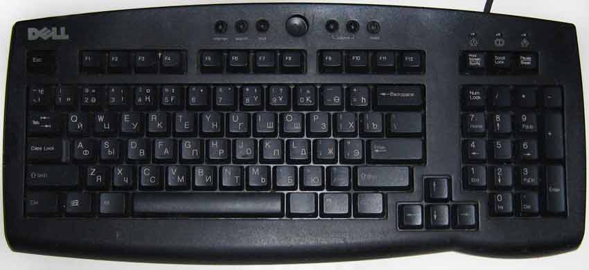 DELL KU-9985 клавиатура с USB хабом