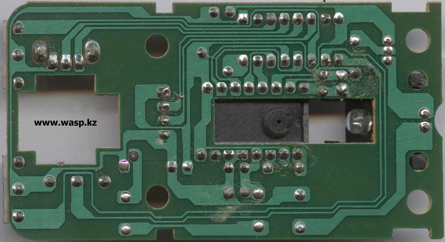 схема мыши на микросхеме CS4510FCP и сенсоре OMO2 0451W BK4CE2