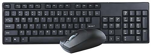 комплект беспроводной клавиатуры и мыши