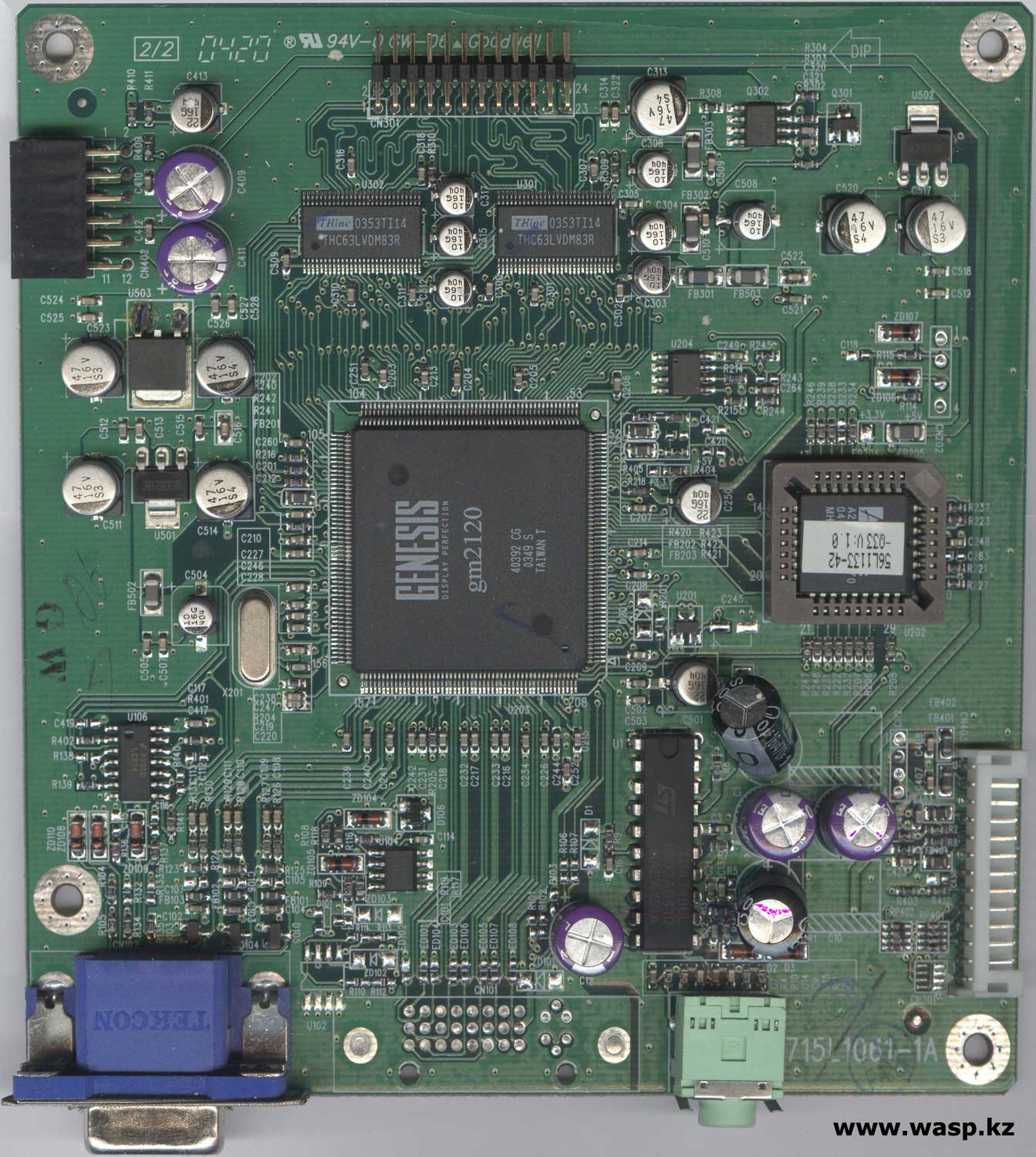 Fujitsu Siemens B17-1 схема системная плата 715L1061-1A Genesis gm2120