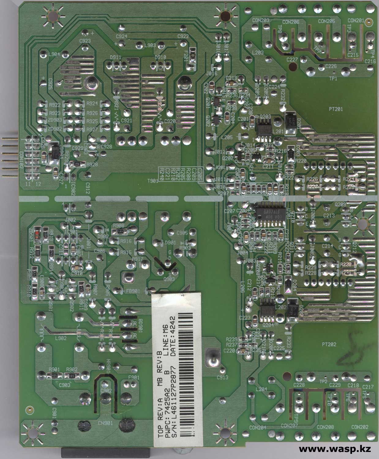 Fujitsu Siemens B17-1 блок питания и инвертор TOP REV:A MB REV:B PWPC:7452A2