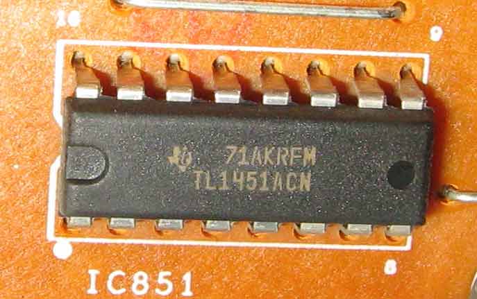 TL1451ACN ШИМ контроллер в БП монитора, ремонт