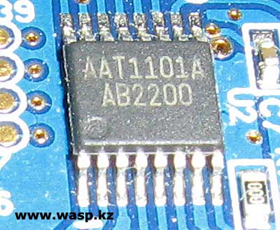 микросхема AAT1101A плата матрицы, монитор модель 1711