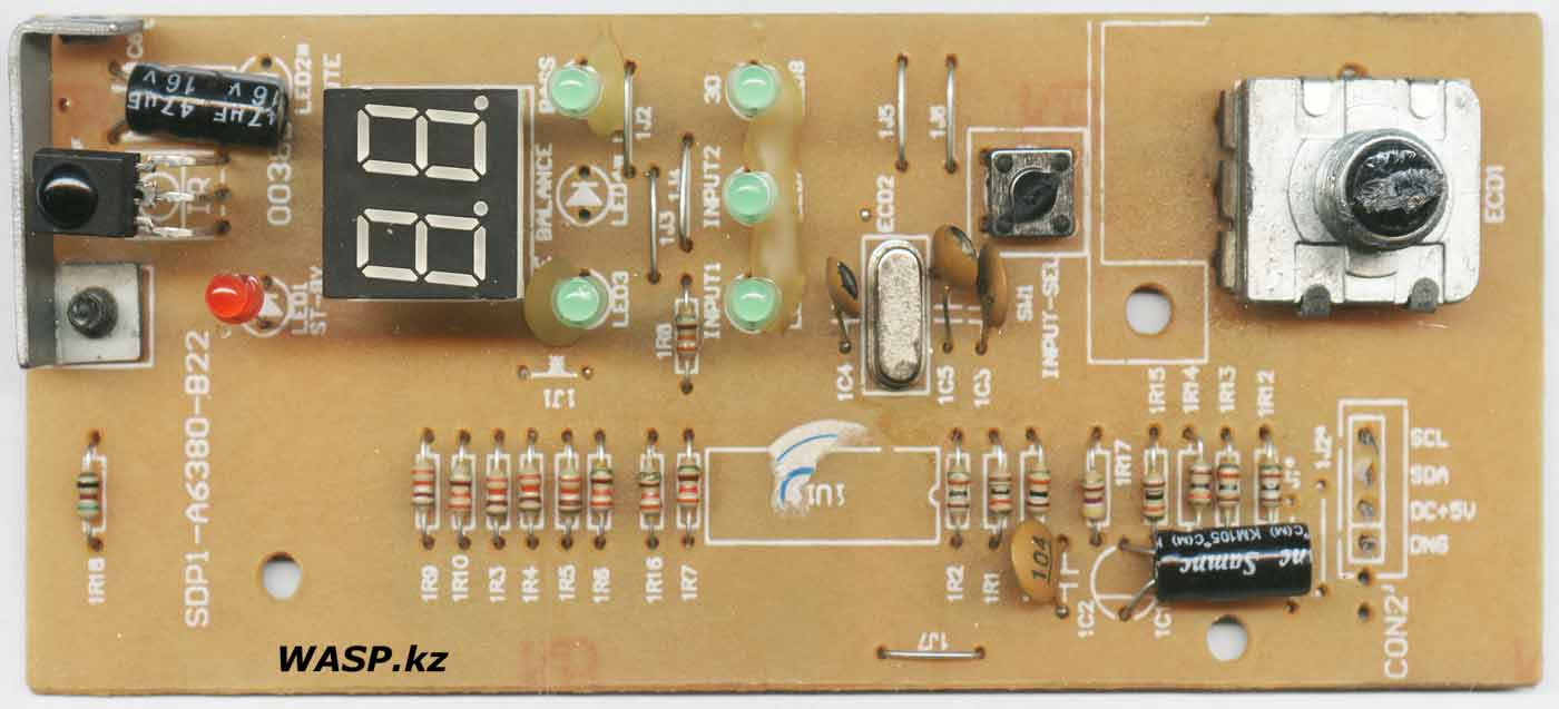 Microlab FC 550 / A-6380 плата передней панели