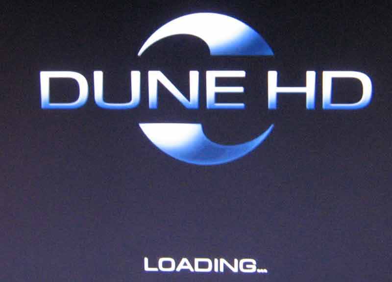 заставка загрузки в Dune HD TV-102W