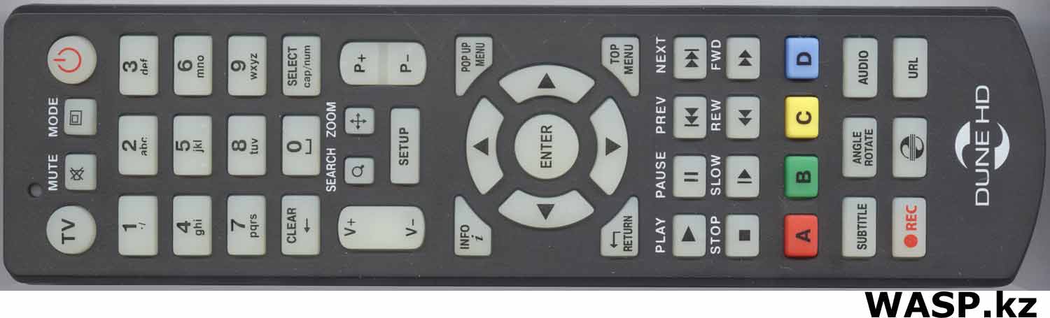 пульт дистанционного управления для Dune HD TV-102W